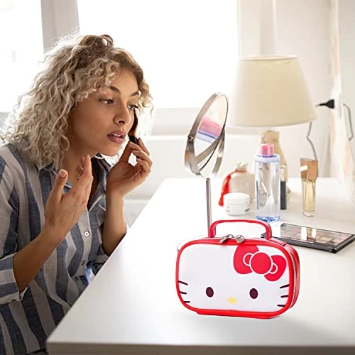 Cartoon Kitty Square Cosmetics Makeup Bag Anime Zipper Pouch Travel Bag Kawaii Pouch Bag Kitty Merch-8 4 Cartoon Kitty Square Cosmetics Makeup Bag Anime Zipper Pouch Travel Bag Kawaii Pouch Bag Kitty Merch-8 - Image 2