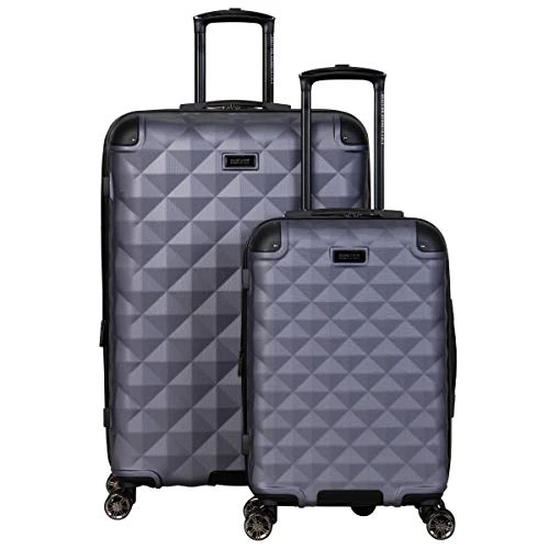 Kenneth Cole Reaction Diamond Tower Luggage Collection Lightweight Hardside Expandable 8-Wheel Spinner Travel Suitcase, Smokey Purple, 2-Piece Set (20" & 28") 3 Kenneth Cole Reaction Diamond Tower Luggage Collection Lightweight Hardside Expandable 8-Wheel Spinner Travel Suitcase, Smokey Purple, 2-Piece Set (20" & 28")