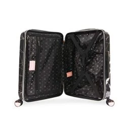 Juicy Couture Women's Vivian 3 Piece Hardside Spinner Luggage Set, Black Marble Web, One Size -Samsonite Shop 41rmxvqIzYL