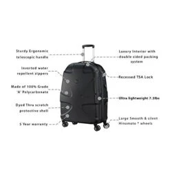 Titan X2 Medium 27'' Hardside Spinner Luggage 18 Titan X2 Medium 27'' Hardside Spinner Luggage -Samsonite Shop 41ruC9bVvDL