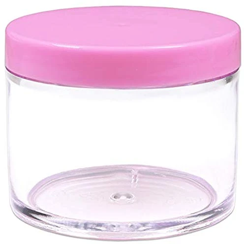 Beauticom 4 Oz. (120g/120ML, Quantity: 6 Pieces) Thick Wall Round Leak Proof Clear Acrylic Jars W/Lids For Beauty, Cream (6 Pieces (6 Jars + Lids Together), PINK) 6 Beauticom 4 Oz. (120g/120ML, Quantity: 6 Pieces) Thick Wall Round Leak Proof Clear Acrylic Jars W/Lids For Beauty, Cream (6 Pieces (6 Jars + Lids Together), PINK) - Image 4