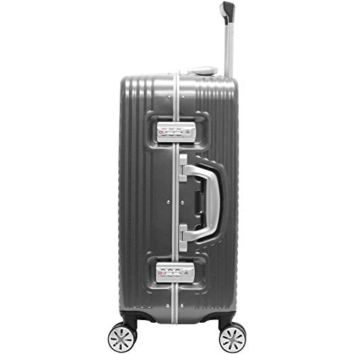 Andiamo Elegante Suitcase With Built-in TSA Lock - Zipperless 24 Inch Hardside Checked Bag- Lightweight (ABS+PC) Luggage With 8-Rolling Spinner Wheels (Gold) 8 Andiamo Elegante Suitcase With Built-in TSA Lock - Zipperless 24 Inch Hardside Checked Bag- Lightweight (ABS+PC) Luggage With 8-Rolling Spinner Wheels (Gold) - Image 6