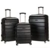 Rockland Melbourne Hardside Expandable Spinner Wheel Luggage, Black, 3-Piece Set (20/24/28) 2 Rockland Melbourne Hardside Expandable Spinner Wheel Luggage, Black, 3-Piece Set (20/24/28) -Samsonite Shop 41sVek69qTL