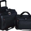 Wenger SwissGear Potomac 2-Pc Business Set With Double Zipper Overnighter Rolling Case And Matching 15.4" Laptop Case -Samsonite Shop 41sqBCKhTZL