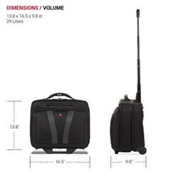 Wenger Luggage Granada Pro 15.6-Inch, Black 16 Wenger Luggage Granada Pro 15.6-Inch, Black -Samsonite Shop 41srQb2033L