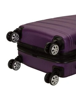Rockland Melbourne Hardside Expandable Spinner Wheel Luggage, Purple, Carry-On 20-Inch -Samsonite Shop 41tQFiOLhJL