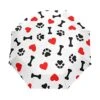 XLING Automatic Umbrellas Love Animal Dog Paw Print Anti-Slip Windproof Compact Rain Umbrella For Women Men -Samsonite Shop 41uySAaqjwL