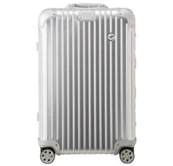 RIMOWA Original Lufthansa Edition Check-In M, Silver 60L -Samsonite Shop 41vex2jGy9L