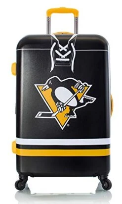 Heys America NHL Officially Licensed Wheeled Luggage (Pittsburg Penguins, 26-Inch) -Samsonite Shop 41w5VxZjaJL