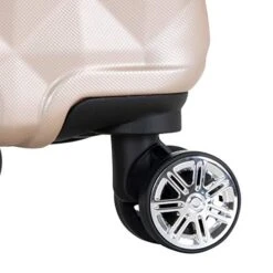 Kenneth Cole Reaction Diamond Tower Luggage Collection Lightweight Hardside Expandable 8-Wheel Spinner Travel Suitcase, Rose Champagne, 20-Inch Carry On -Samsonite Shop 41yFKlDjrjL