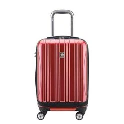 DELSEY Paris Helium Aero Hardside Expandable Luggage With Spinner Wheels, Brick Red, Carry-On 19 Inch