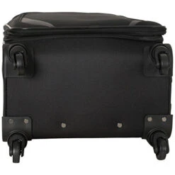 Kenneth Cole Reaction Going Places 24" 600d Polyester Expandable 4-Wheel Spinner Checked Luggage, Black 14 Kenneth Cole Reaction Going Places 24" 600d Polyester Expandable 4-Wheel Spinner Checked Luggage, Black -Samsonite Shop 41yUbkBs82L