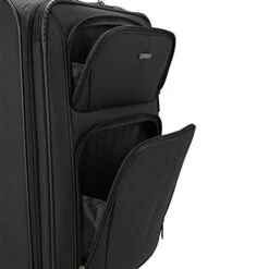 U.S. Traveler Aviron Bay Expandable Softside Luggage With Spinner Wheels, Black, 3-Piece Set (23/27/31) -Samsonite Shop 41yvPEsUtyL