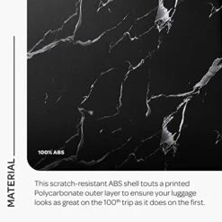 American Tourister Moonlight Hardside Expandable Luggage With Spinner Wheels, Black Marble, 2-Piece Set (21/24) -Samsonite Shop 41zJ1lVN23L