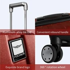 3 Piece Hardshell Luggage Set, Expandable Lightweight Suitcase Sets With Spinner Wheels, TSA Lock (20/24/28 Inch), Red -Samsonite Shop 513S2yBK1ML