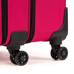 Cloe Checked Large 28 Inch Water-Resistant Luggage With 360º-spinner Wheels In Magenta Color -Samsonite Shop 516J58UadtL