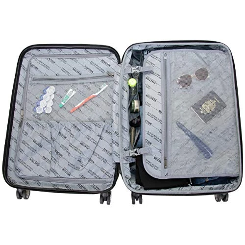 Kenneth Cole Reaction Renegade 24” Lightweight Hardside Expandable 8-Wheel Spinner Checked-Size Luggage, Sangria, Inch 8 Kenneth Cole Reaction Renegade 24” Lightweight Hardside Expandable 8-Wheel Spinner Checked-Size Luggage, Sangria, Inch - Image 6