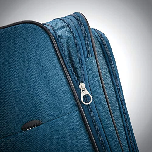 Samsonite Ascella X Softside Expandable Luggage With Spinner Wheels, Teal, Checked-Large 29-Inch 6 Samsonite Ascella X Softside Expandable Luggage With Spinner Wheels, Teal, Checked-Large 29-Inch - Image 4