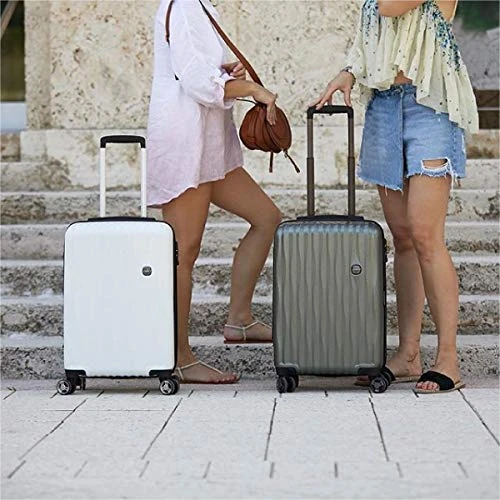 SwissGear 7272 Energie Hardside Luggage Carry-On Luggage With Spinner Wheels & TSA Lock, Olive, 19” 4 SwissGear 7272 Energie Hardside Luggage Carry-On Luggage With Spinner Wheels & TSA Lock, Olive, 19” - Image 2