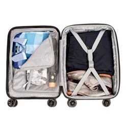 NONSTOP Luggage Expandable Spinner Wheels Hard Side Shell Travel Suitcase Set 3 Piece Lightweight With TSA Lock And Double USB Port, NEW YORK Collection (Silver, 3-Piece Set (20/24/28)) 13 NONSTOP Luggage Expandable Spinner Wheels Hard Side Shell Travel Suitcase Set 3 Piece Lightweight With TSA Lock And Double USB Port, NEW YORK Collection (Silver, 3-Piece Set (20/24/28)) -Samsonite Shop 51FRbVMaQML