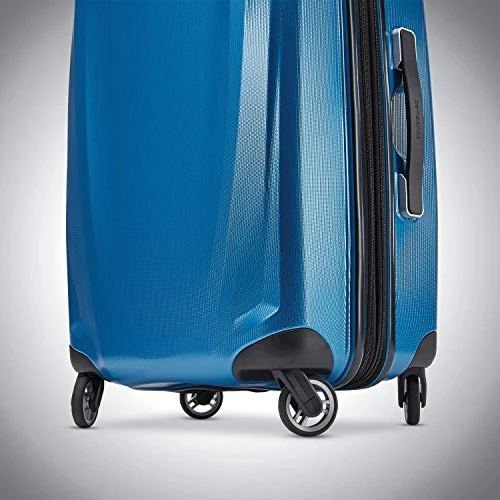Samsonite Winfield 3 DLX Hardside Expandable Luggage With Spinners, Blue/Navy, Checked-Medium 25-Inch 7 Samsonite Winfield 3 DLX Hardside Expandable Luggage With Spinners, Blue/Navy, Checked-Medium 25-Inch - Image 5