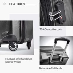 Samsonite Winfield 3 DLX Hardside Expandable Luggage With Spinners, Graphite Grey, 2-Piece Set (20/25) -Samsonite Shop 51Fc4b7 kDL