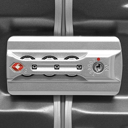 Andiamo Elegante Suitcase With Built-in TSA Lock - Zipperless 24 Inch Hardside Checked Bag- Lightweight (ABS+PC) Luggage With 8-Rolling Spinner Wheels (Gold) 5 Andiamo Elegante Suitcase With Built-in TSA Lock - Zipperless 24 Inch Hardside Checked Bag- Lightweight (ABS+PC) Luggage With 8-Rolling Spinner Wheels (Gold) - Image 3