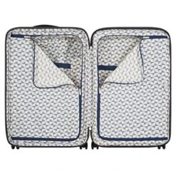 DELSEY Paris Montrouge Softside Expandable Luggage With Spinner Wheels, Black, Checked-Medium 25 Inch -Samsonite Shop 51GQc7daDiL