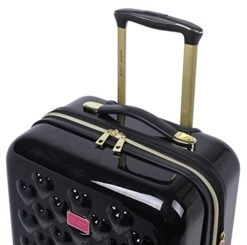 Betsey Johnson 26 Inch Checked Luggage Collection - Expandable Scratch Resistant (ABS + PC) Hardside Suitcase - Designer Lightweight Bag With 8-Rolling Spinner Wheels (Heart To Heart Black) 12 Betsey Johnson 26 Inch Checked Luggage Collection - Expandable Scratch Resistant (ABS + PC) Hardside Suitcase - Designer Lightweight Bag With 8-Rolling Spinner Wheels (Heart To Heart Black) -Samsonite Shop 51GVIVycA5L ed0d5195 722f 4a0f 93ad 7124b66cb42d