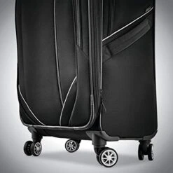 American Tourister Zoom Turbo Softside Expandable Spinner Wheel Luggage, Black, Checked-Large 28-Inch -Samsonite Shop 51GXhNKwKlL e0e73588 bf59 43bd 847c 3ce4e5bac7c5