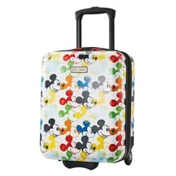 American Tourister Disney 2-piece Hardside Carry-On Set, Mickey Mouse -Samsonite Shop 51GjyWb1u8L