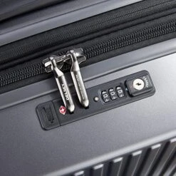 DELSEY Paris Securitime Expandable Luggage With Spinner Wheels, Anthracite Gray, Carry-On 19 Inch 14 DELSEY Paris Securitime Expandable Luggage With Spinner Wheels, Anthracite Gray, Carry-On 19 Inch -Samsonite Shop 51HZfw cAAL
