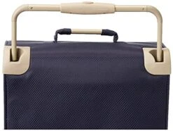 It Luggage World's Lightest New York Softside 8 Wheel Spinner, Evening Blue With Cobblestone Trim, Checked-Medium 28-Inch -Samsonite Shop 51H IoAdhWL
