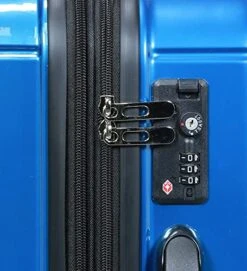 Dejuno Venture New Generation 3-Piece Hardside Spinner TSA Lock, Blue, One Size -Samsonite Shop 51HtKXJTD6S