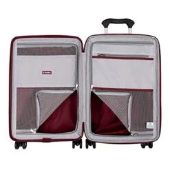 Travelpro Maxlite Air Hardside Expandable Luggage, 8 Spinner Wheels, Lightweight Hard Shell Polycarbonate, Cabernet, 3-Piece Set (21/25/28) -Samsonite Shop 51ILx64G4AL
