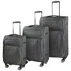 Cantor Ultra Lightweight Softside Luggage With Spinner Wheels, Set Of 3, Expandable Suitcase With Retractable Handle And ID Tag, And Interlocking Zippers With TSA Lock (Grey) -Samsonite Shop 51IPG6DWmHL