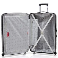 Wrangler Smart Luggage Set With Cup Holder And USB Port, Black, 3 Piece Set -Samsonite Shop 51LPyHZnGOL