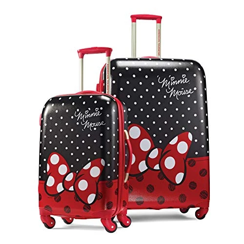 AMERICAN TOURISTER Kids' Disney Hardside Luggage With Spinner Wheels, Minnie Mouse Red Bow, 2-Piece Set (21/28) 3 AMERICAN TOURISTER Kids' Disney Hardside Luggage With Spinner Wheels, Minnie Mouse Red Bow, 2-Piece Set (21/28)