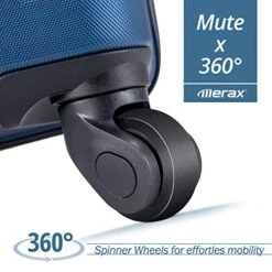 Merax Luggage Set With TSA Lock, All Expandable 3 Piece Hardshell Lightweight Suitcase Set 20inch 24inch 28inch (Blue) -Samsonite Shop 51OXwjB9a9L