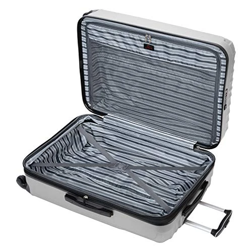 Skyway Epic Hardside 4-Wheel Luggage Spinner Collection (Silver, 28-Inch) 11 Skyway Epic Hardside 4-Wheel Luggage Spinner Collection (Silver, 28-Inch) - Image 9
