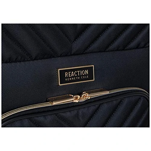 Kenneth Cole Reaction Women's Chelsea Luggage Chevron Softside 8-Wheel Spinner Expandable Suitcase Collection, Black, 24-Inch Checked 5 Kenneth Cole Reaction Women's Chelsea Luggage Chevron Softside 8-Wheel Spinner Expandable Suitcase Collection, Black, 24-Inch Checked - Image 3