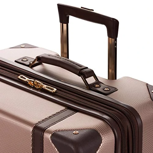 SwissGear 7739 Trunk, Hardside Spinner Luggage (Blush, Checked-Large 26-Inch) 5 SwissGear 7739 Trunk, Hardside Spinner Luggage (Blush, Checked-Large 26-Inch) - Image 3