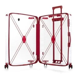 Heys America X-Ray Spinner Luggage (Red, 3pc Set) -Samsonite Shop 51UdrYubRCL