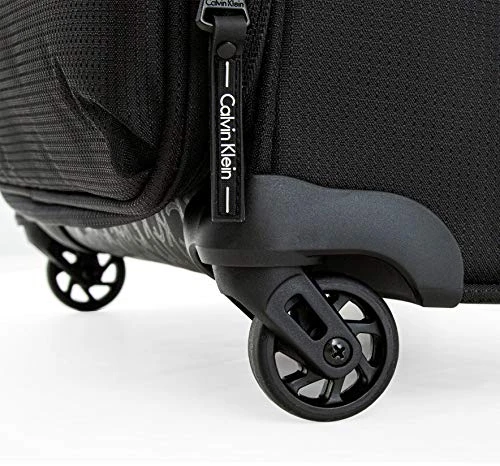 Calvin Klein Parker Softside Expandable Spinner Luggage With TSA Lock, Black, 29 Inch 4 Calvin Klein Parker Softside Expandable Spinner Luggage With TSA Lock, Black, 29 Inch - Image 2