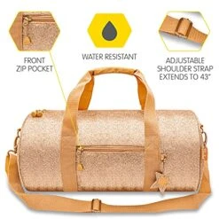 Bixbee Girls' Little Duffle, Gold -Samsonite Shop 51XROI75S9S