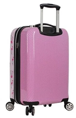 Betsey Johnson Designer 20 Inch Carry On - Expandable (ABS + PC) Hardside Luggage - Lightweight Durable Suitcase With 8-Rolling Spinner Wheels For Women (20in, Flamingo Strut) 14 Betsey Johnson Designer 20 Inch Carry On - Expandable (ABS + PC) Hardside Luggage - Lightweight Durable Suitcase With 8-Rolling Spinner Wheels For Women (20in, Flamingo Strut) -Samsonite Shop 51 9qygm73L