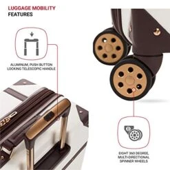 SwissGear 7739 Trunk, Hardside Spinner Luggage (White, Checked-Large 26 Inch) 19 SwissGear 7739 Trunk, Hardside Spinner Luggage (White, Checked-Large 26 Inch) -Samsonite Shop 51bL1M6OzrL