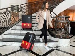 American Tourister Disney Hardside Luggage With Spinner Wheels, Mickey Mouse Pants, Checked-Large 28-Inch -Samsonite Shop 51cdopL RcL