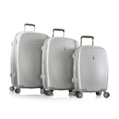Heys America Motif Neige 3pc Hardside Spinner Set (Silver)