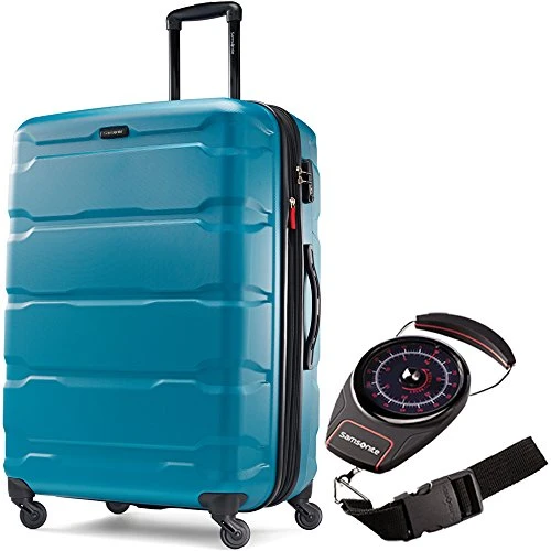 Samsonite 68310-2479 Omni Hardside Luggage 28 Inch Spinner - Caribbean Blue Bundle With Manual Luggage Scale 3 Samsonite 68310-2479 Omni Hardside Luggage 28 Inch Spinner - Caribbean Blue Bundle With Manual Luggage Scale